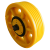 适用于蒂森电梯滑轮 反绳轮 导向轮 对重轮 绳轮 动滑轮 吊轮可开 400 7-8-14 110宽 60-170单槽