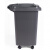 海斯迪克 HZL-96 户外垃圾桶 大号加厚环卫物业小区室外环保分类塑料带盖医疗垃圾桶箱 蓝色50L(不带轮)