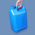 工业级带盖酒精桶塑料壶油桶酒壶密封桶塑料桶扁桶1L升-10L升多色可选可配置内盖 2.5L-半透明