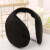 LISM晚上睡觉耳罩 耳罩可侧睡 睡眠睡觉用的耳套暖护耳朵防冻耳 黑色1个