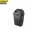  京洲实邦 15升圆形桶单桶身带盖方形垃圾桶ESD垃圾桶JZSB-1053
