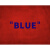 BLUE联名潮牌地毯IKEA客厅卧室床边谈个性黑色网红服装店定制地垫 BLUE红 80x120cm〖现货〗