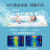 贝肽斯婴儿凉席 婴儿车透气凉席 儿童幼儿园睡觉冰丝凉席 婴儿枕头套装 小恐龙（凉席+枕头） 110cm×63cm