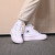 匡威（Converse）女鞋 2022新款经典All Star move高帮云朵厚底舒适帆布鞋 568498C 白色 36 /5.5