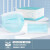 LISM多色三层一次性独立包装男女防尘透气含熔喷布防护 蓝色独立包装 50片