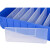 分隔式塑料零件盒滴流盒货架螺丝盒物料盒分格盒多格元件盒收纳 小号400*117*90mm