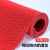 防滑地垫厨房厕所防滑垫浴室户外商用塑料pvc镂空防水垫地毯门垫工业品 红色5.0mm加密加厚 1.2米宽x1米长