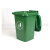 冠峰 50升万向轮桶(绿色)有轮 带轮子垃圾桶商用大容量带盖大号环卫户外餐饮垃圾箱厨房GNG-496