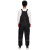 钢米 DJ0052 冬季加厚保暖工作服劳保防寒背带裤 防水款 XL(175) 黑色