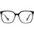 GM黑框眼镜女男素颜大框TR90-ATA超轻显脸小韩版潮配度数 TR90-ATA黑框 配1.61非球面防蓝光0-500
