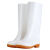 白色雨鞋食品厂工作雨靴防滑食品卫生靴防油加绒加棉保暖水鞋大码 3517白色高筒单鞋 36