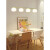 VVS奶油风餐厅灯北欧商用桌灯简约现代创意吊灯中山2023网红新款 白色9416100cm三色变光