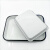搪瓷方盘带盖托盘白色瓷铁盆实验室用金属托盘化工瓷盘塘瓷盘 16×24×4.5加深托盘(带盖)