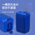 25升公斤kg双口桶耐酸碱实验室废液桶堆码桶密封包装桶塑料桶水桶 蓝色（配白色奶嘴龙头）
