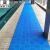 洛楚（Luxchic）商用卫生间游泳馆防滑垫运动纹浅蓝（30cm*30cm*1.0cm） 拼接镂空淋浴隔水脚垫厕所游泳池