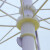 兴安迈 XAM-9719 太阳伞沙滩伞定制宣传伞(含伞座)  2.4米遮阳伞套装 椭圆杆头塑料