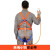 援邦 高空作业安全带空调安装专用保险带安全绳 五点式安全带（2米单绳带O型扣）