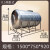 不锈钢304卧式水箱储水桶加厚楼顶厨房蓄水罐大容量吨桶 0.5吨卧式常规加厚水箱（送