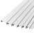 佐痕 铝合金白色U型槽烤漆瓷白金属卡条造型线吊顶装饰条收口鑫美角 XU18瓷白色外槽烤漆2.5米 