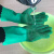 耐高温防水烫手套蒸汽防烫油炸防溅隔热手套洗碗五指灵活 绿色耐 手套 均码