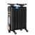 宽选工品 电热油汀取暖器 大功率3kw电暖器速热大面积对流加热器 黑色（大宽15片）