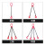 富都华创 起重吊索具 3吨1.5米4腿 猛钢铁链条吊链行车吊装工具 FDHC-DSJ-022