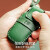 莫兰迪 适用于2021年新款现代途胜钥匙套 帕里斯蒂 伊兰特 ix35 保护包壳扣链 现代智能B款 钥匙套+钥匙链+门禁卡套 墨玉绿