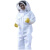 HKNA加厚3D防蜂服全套透气蜜蜂衣服防蜂衣连体衣服养蜂防护服男女通用 黄色 XL