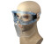 者也 男女护目面罩劳保防喷溅风沙防冲击眼镜面屏可拆卸 护目镜面罩组合