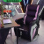 勤凯电竞网吧沙发椅家用网咖游戏厅单人一体式桌椅可躺懒人靠背办公椅 DX02-粉色