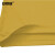 安赛瑞 劳保圆领棉质短袖T恤 舒适吸汗工作服内搭上衣 劳防用品 黄色M码 11266