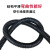 鸣固 包塑金属软管 加厚穿线管波纹管电线套管信号屏蔽管电缆保护管 黑色加厚Ф13mm/100米