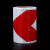 本安 晶格反光贴红白箭头反光胶带安全警示反光条20cm*25m  B006-3