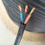 惠利得电线橡胶软电缆国标铜线两三芯1.5 2.5 4 6平方工地耐磨抗拉 3*1.5+1 100米