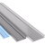 灰白灰蓝色行线布线槽卡扣滑盖塑料PVC配线槽盖板25 30 35 405060 40mm20米=10条 宽度 浅灰色