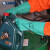 兰浪(LANON)SR100植绒丁腈防化手套耐酸碱耐磨防油抗腐蚀工业加厚防护手套 1双 M