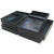 防静电黑色方盘塑料方盘PCB防静电周转托盘电子元件盒手机物料盒 12号网格380*310*20