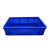 兴安迈 周转箱塑料长方形加厚蓝色储物箱 6号 347*248*94mm
