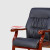 京顿JINGDUN实木会议椅职员椅办公椅经理椅老板椅黑色西皮 大班椅