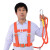 高空作业安全带户外施工保险带全身五点欧式空调安装安全绳电工带 双小钩2米 欧式