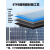 太阳能折叠板ETFE100W到400W移动电源和电池充电板10线12线单晶硅 100W 单排2折叠