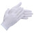 雪尔手套氨纶白色涤纶手套腈纶工作作业礼仪尼龙劳防劳保防护手套 卡其色(5双)