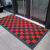 室外防滑地垫门口脚垫商场酒店大门口塑料拼接地毯三合一除尘地垫 无刷-灰红搭配 45*60cm尺寸较小