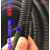 PE塑料波纹管PP/PA尼龙阻燃波纹软管护套穿线软管线束管厂家足米 PE加厚AD28.5(内径23)50米