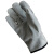 短款牛皮电焊焊工手套氩弧焊焊接耐磨隔热工作防烫劳保魔术贴手套 双层(棉布里衬) XL