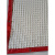 拉慕式防护网隔离网无结网阳台尼龙网绳网体育场地围网球场挂网 订做白网红布3米高需要几米拍几米