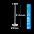 四氟搅拌棒PTFE聚四氟乙烯搅拌桨耐酸碱耐高温搅拌水桨25 30 40 50cm实验室F4工业品 zx杆长80cm叶展17.5cm