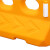 联塑 塑料三孔水马注水围栏隔离墩施工道路安全防撞设施吹塑水马125*70cm黄色