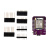 CH340C 板载ESP-07模块 D1 MINI ESP8266 WiFi开发板 TYPE-C接口 紫色底板