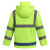 者也 ZYNW220216-80男女分体式反光雨衣套装 荧光绿XL码